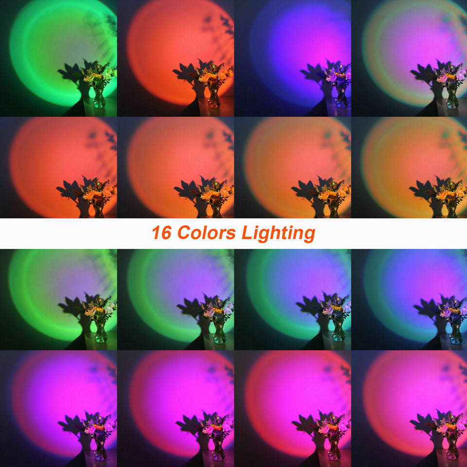 SilverCrate+™ Sunset Lamp With 16 Colors