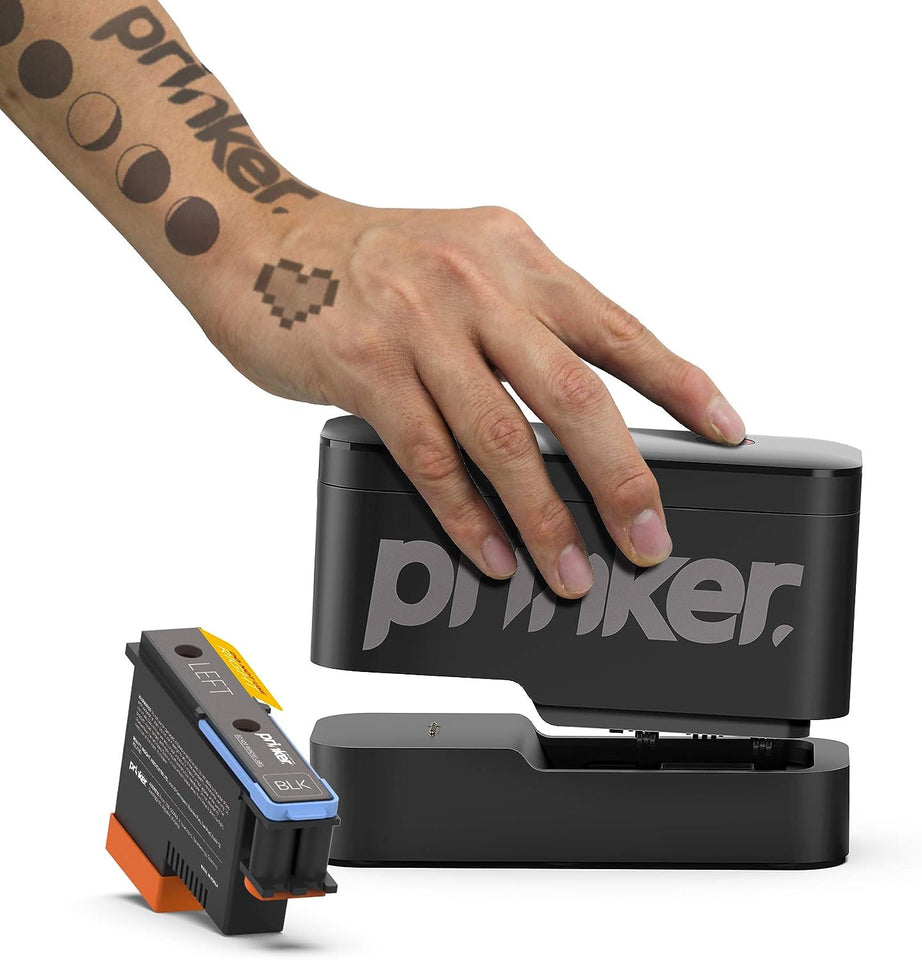 SilverCrate+™ 'Prinker' Temporary Skin Tattoo Printer - Compatible w/iOS & Android