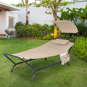 SilverCrate+™ Patio Hanging Chaise (350 lbs Weight Capacity)