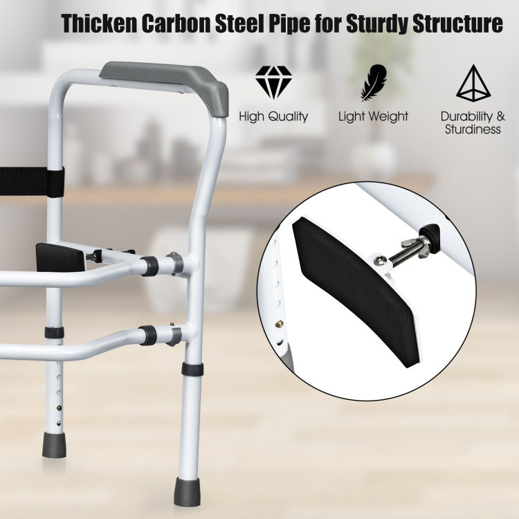 SilverCrate+™ 300lbs Capacity Toilet Safety Rails