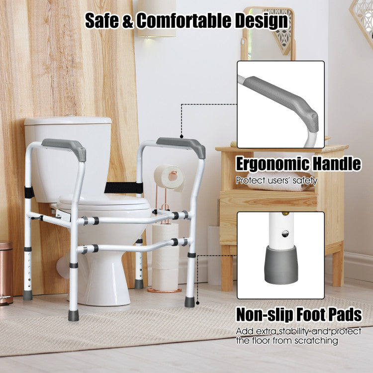 SilverCrate+™ 300lbs Capacity Toilet Safety Rails
