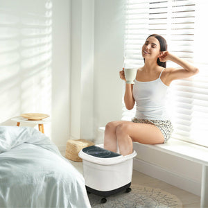 SilverCrate+™ Foot Spa Bath Massager w/ 3-Angle Shower