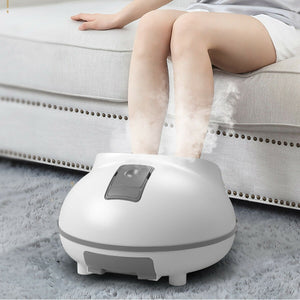 SilverCrate™ Foot Steam Spa Massager w/ Heating Timer & Electric Rollers