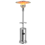 SilverCrate+™ Patio Heater with Table & Wheels (48,000 BTU)