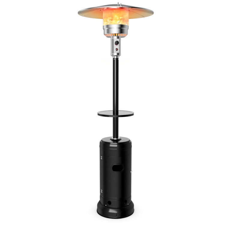 SilverCrate+™ Patio Heater with Table & Wheels (48,000 BTU)