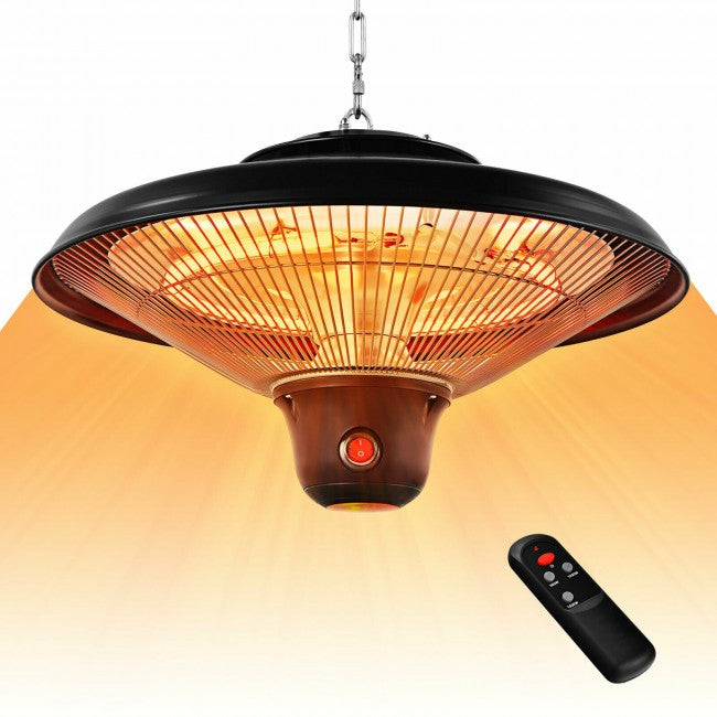 SilverCrate+™ Ceiling Mounted Infrared Heater w/ Remote Control (up to 1500W)