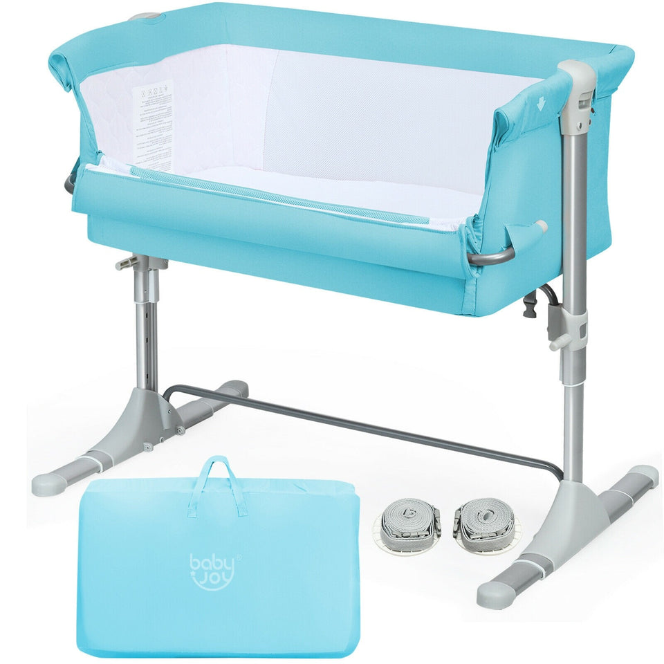 SilverCrate™ Baby Bedside Sleeper Bassinet