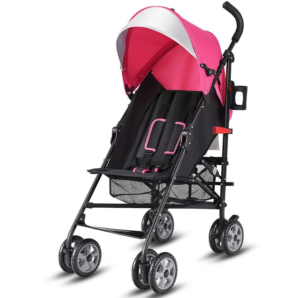 SilverCrate+™ Foldable Lightweight Baby Toddler Stroller (50lbs cap.)