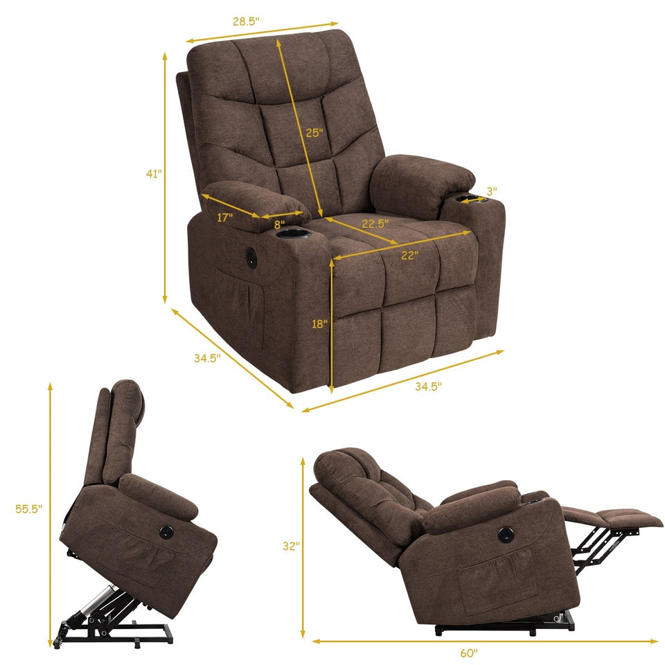 SilverCrate+ PREMIUM Electric Recliner Massage Chair (Heat Vibration) SilverCrate Plus SilverCrate+ PREMIUM Electric Recliner Massage Chair (Heat Vibration) SilverCrate Plus