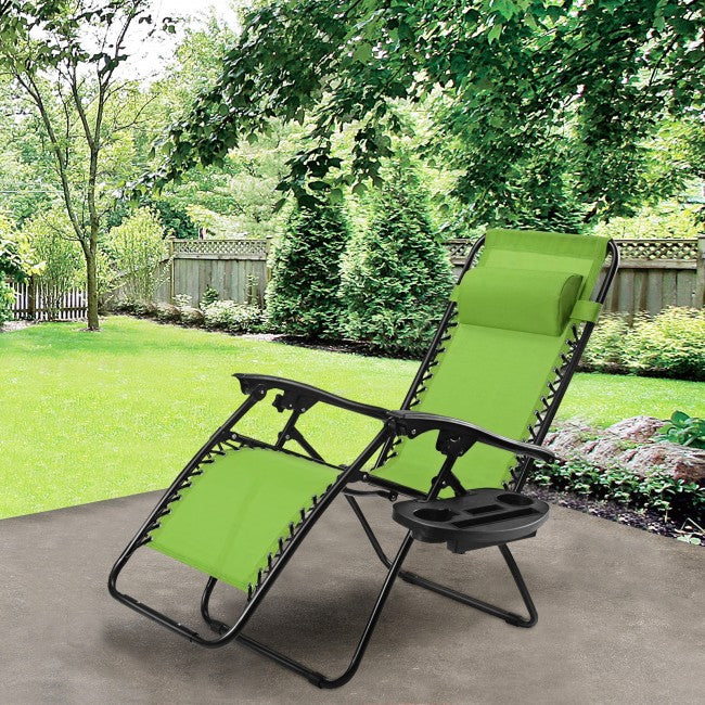 SilverCrate+™ Zero-Gravity Reclining Patio Chair (300lbs cap.)