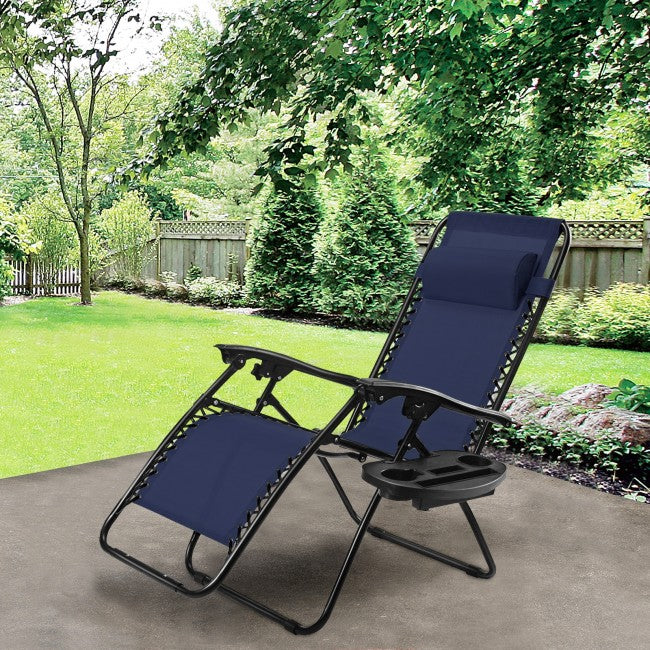 SilverCrate+™ Zero-Gravity Reclining Patio Chair (300lbs cap.)
