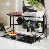 SilverCrate+™ Adjustable Dish Drying Rack Kitchen Organizer (Size from 23.5"to 38")
