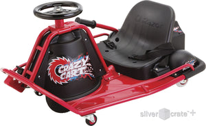 SilverCrate™ Go Kart for kids (12mph - Weight Cap. 150lbs)