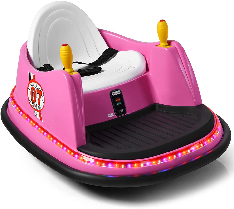 SilverCrate+™ Electric Kids Bumper Car W/ Remote Control (2-8 years old)