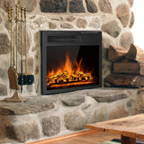 SilverCrate™ Electric Fireplace w/ Remote Control