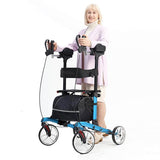 SilverCrate+™ 450lbs Capacity Bariatric Upright Walker w/ Wide Seat