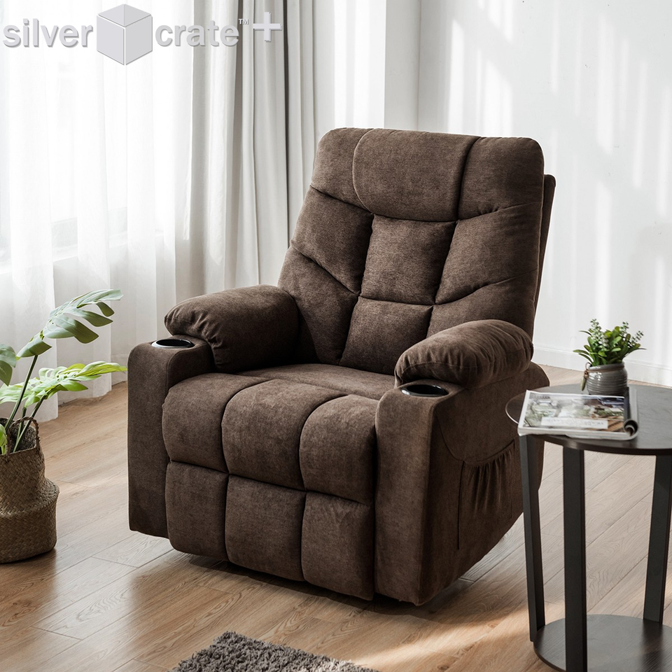 SilverCrate+ PREMIUM Electric Recliner Massage Chair (Heat Vibration) SilverCrate Plus SilverCrate+ PREMIUM Electric Recliner Massage Chair (Heat Vibration) SilverCrate Plus