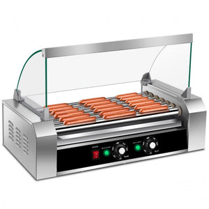 SilverCrate+™ 18 Hot Dog 7 Roller Grill Commercial Cooker