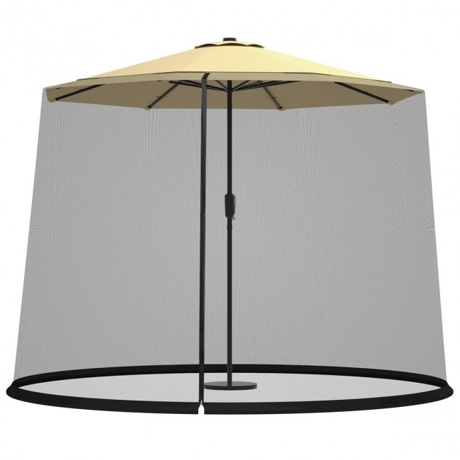 SilverCrate+™ 9 -10 Feet Umbrella Table Screen Mosquito Bug Insect Net
