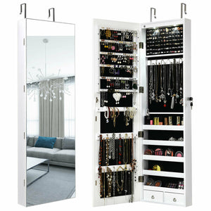 SilverCrate Plus® PREMIUM Lockable Mirror Jewelry Organizers