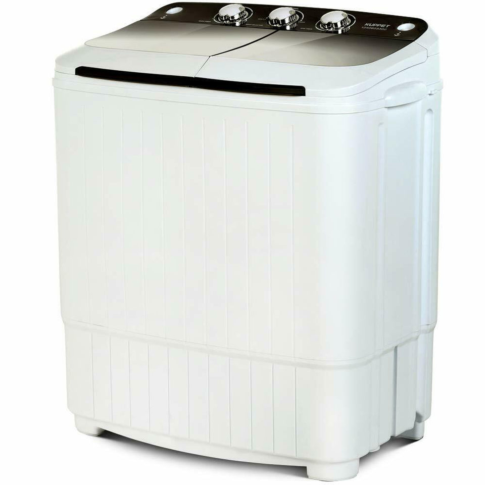 SilverCrate+™ 2 in 1 Portable Washing and Drying Machine (17lbs cap.)