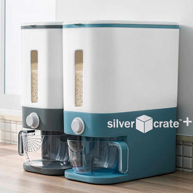 SilverCrate+™ Kitchen Rice Storage Box